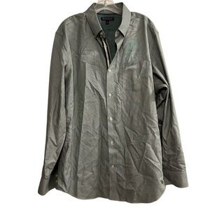 Banana Republic Men's XL Green Slim Fit‎ Non-Iron Dress Shirt Long Sleeve